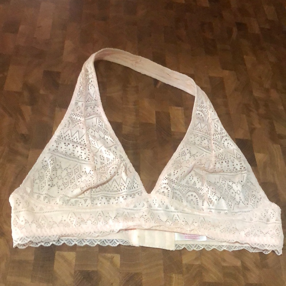 BRAND NEW Light Pink Halter Bralette